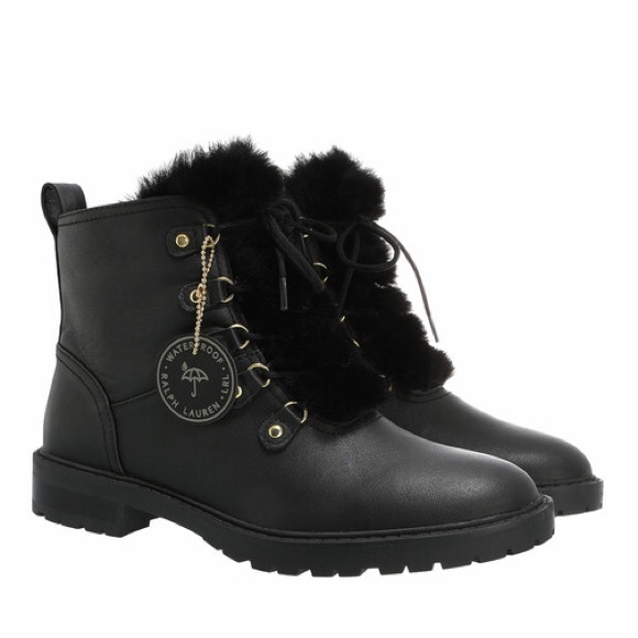Lauren Ralph Lauren Shoes - Lauren Ralph Lauren Elliot Waterproof Leather Boots NWOT SIZE 8